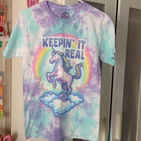 Keepin it real unicorn shirt Clearance